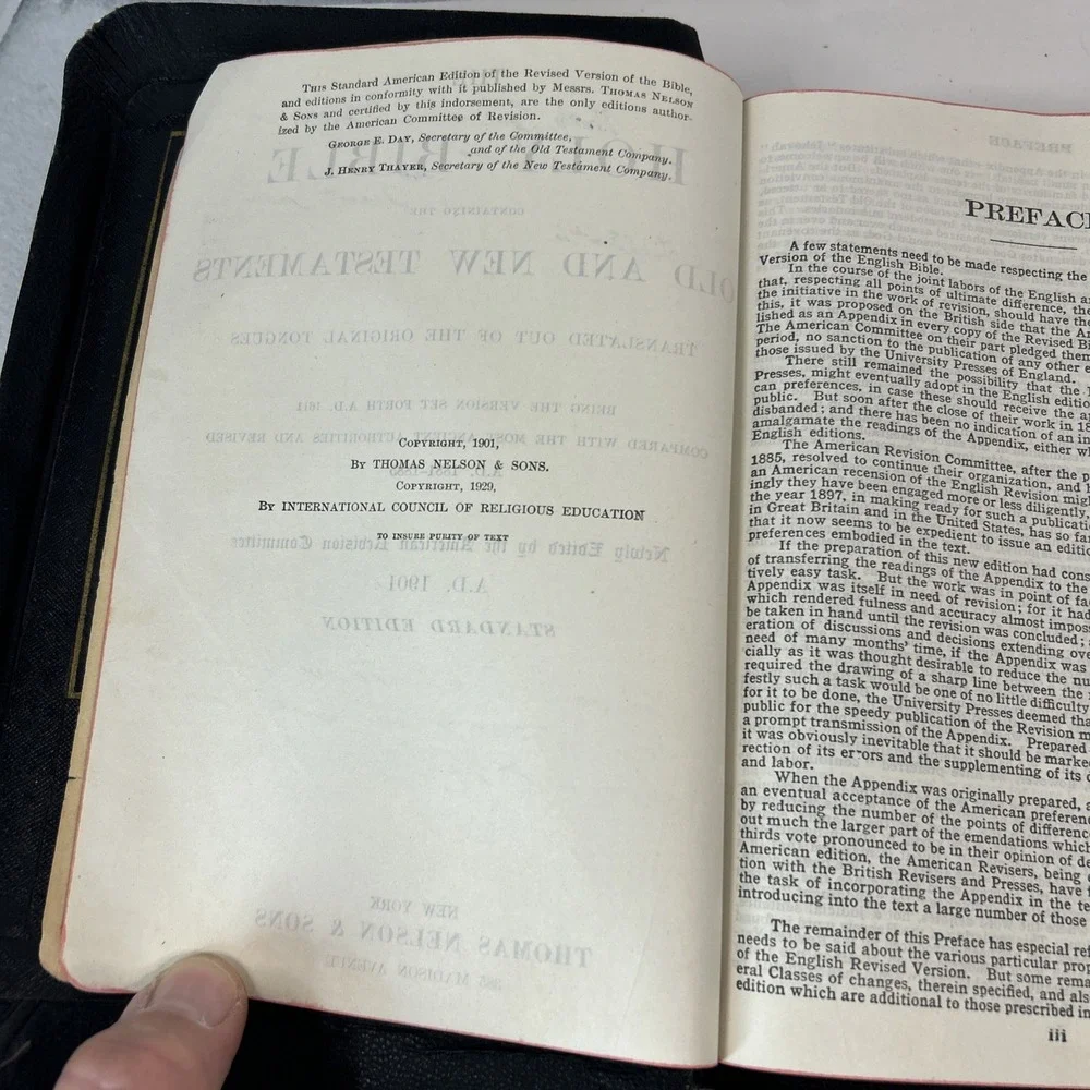 Thomas Nelson Holy Bible American Standard Teacher's‎ Edition 1901-1929 Read